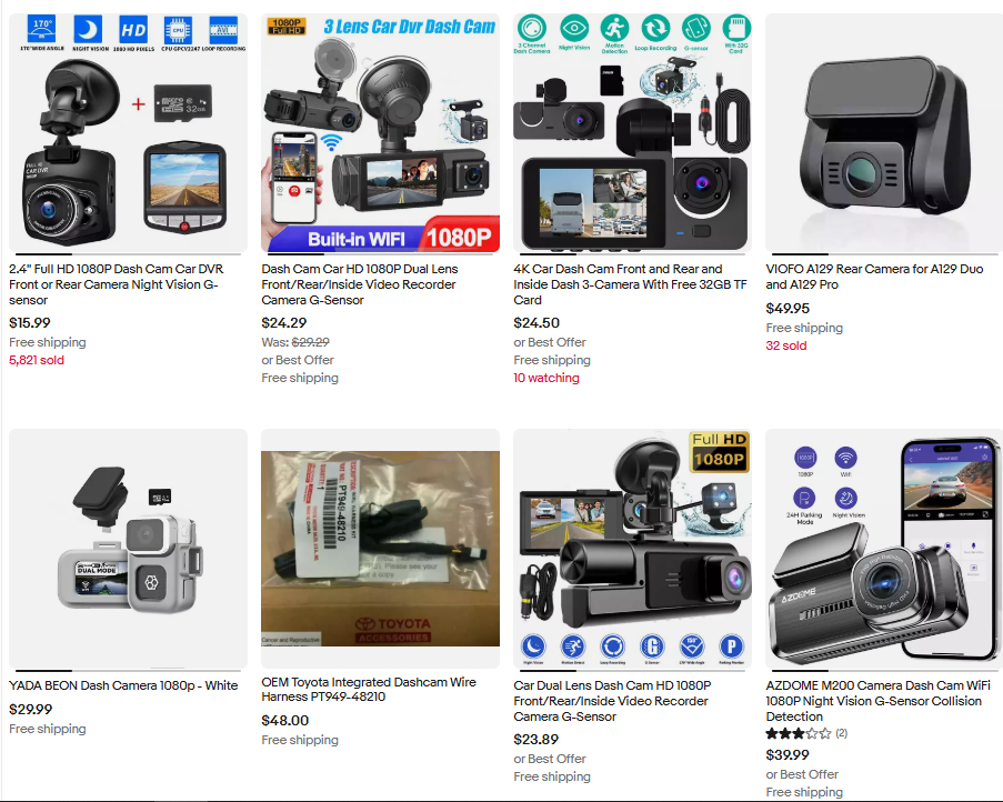 Dash Cam Shop 50% Off