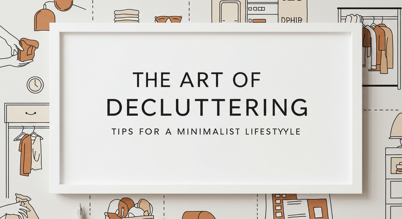 The Art of Decluttering: Tips for a Minimalist Lifestyle