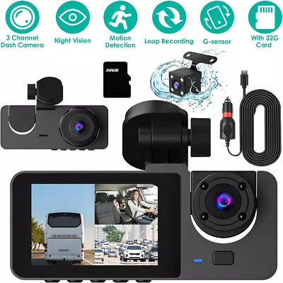 4K Dash Cam Front and Rear